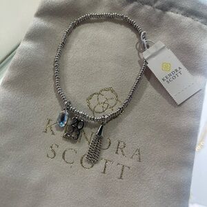 Kendra Scott 2023 Graduation Bracelet Rhodium Silver NWT